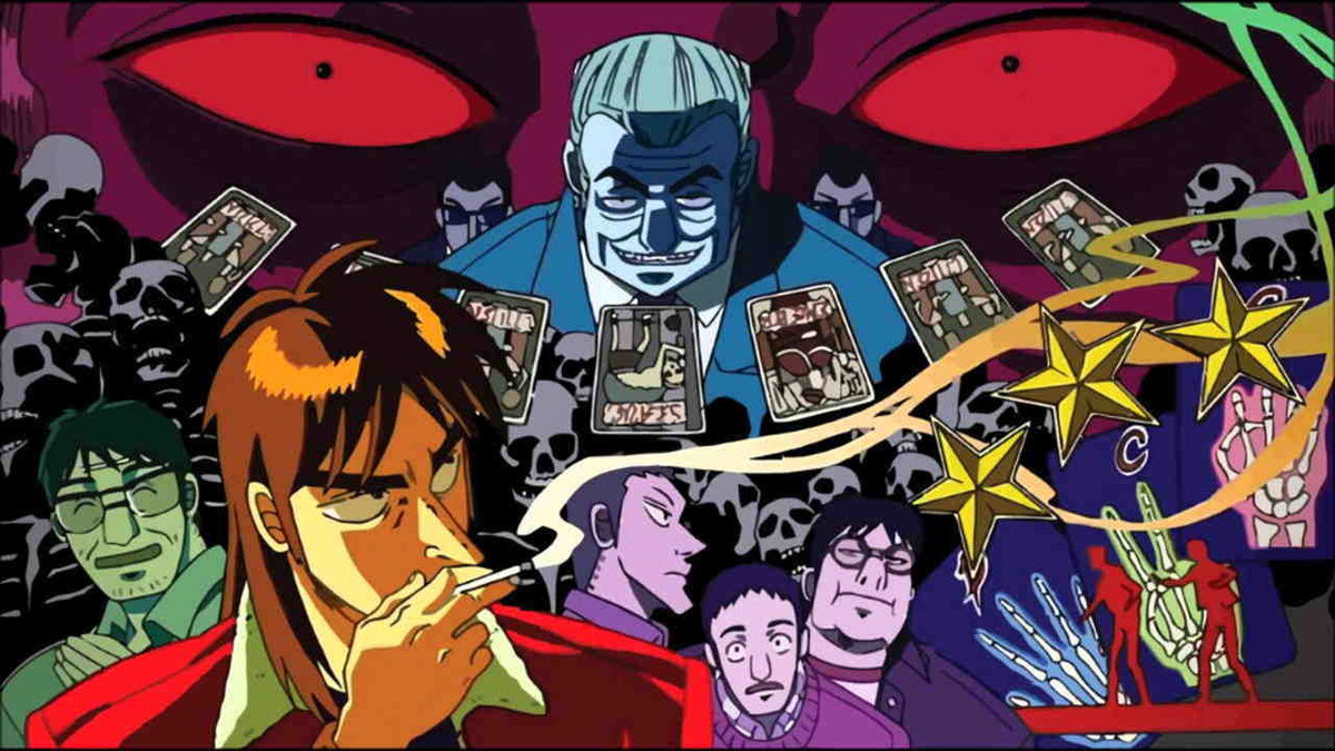 Кайдзи аниме. Кайдзи 2 сезон Постер. Кайдзи Ито. Kaiji Ultimate Survivor.