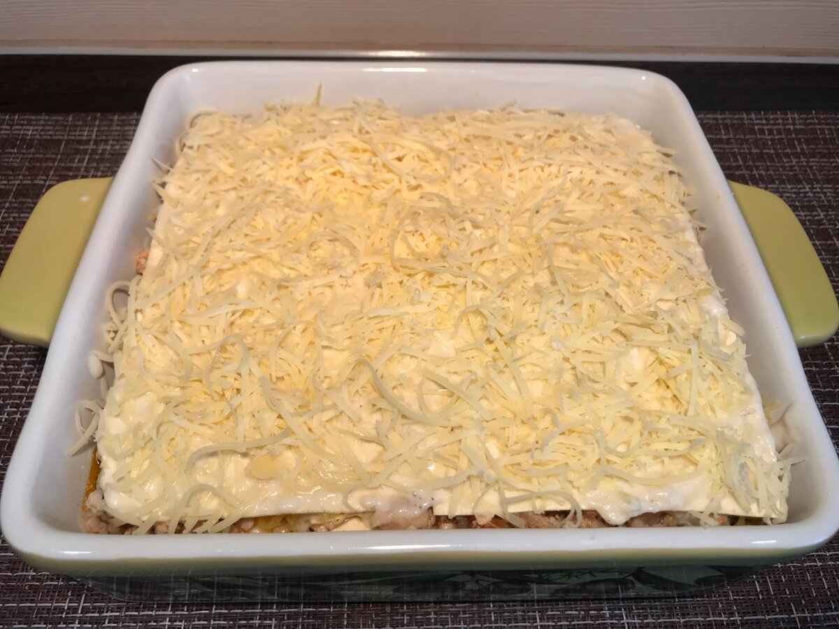 Лазанья мясная с фаршем и соусом бешамель | Готовим дома с Натальей ...