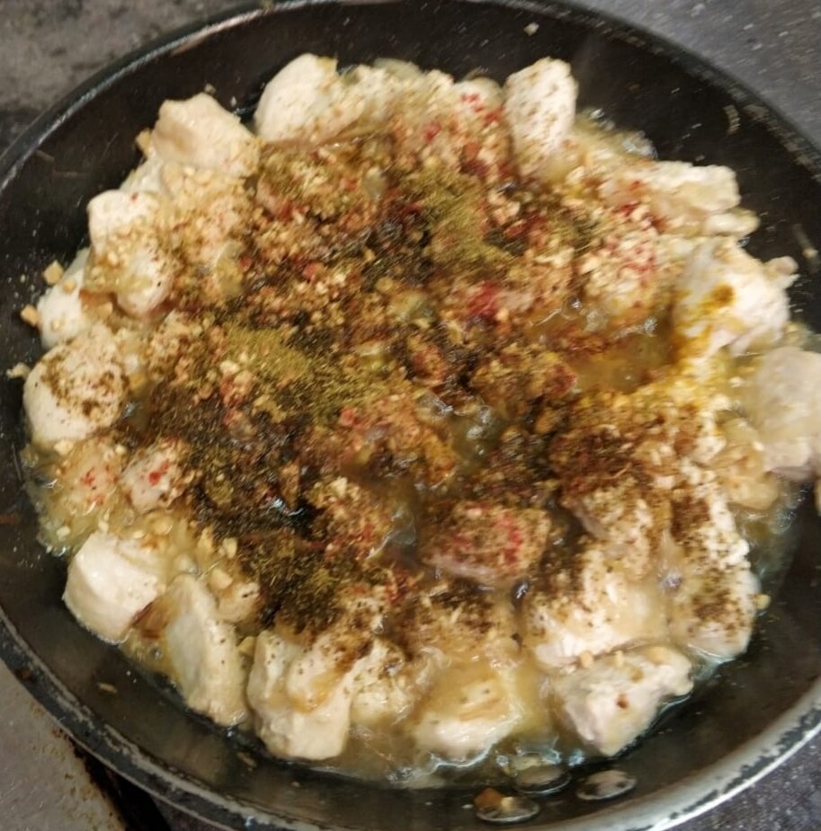 Чахохбили с курицей. Вкуснотища!