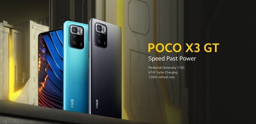 фото с презентации POCO X3 GT