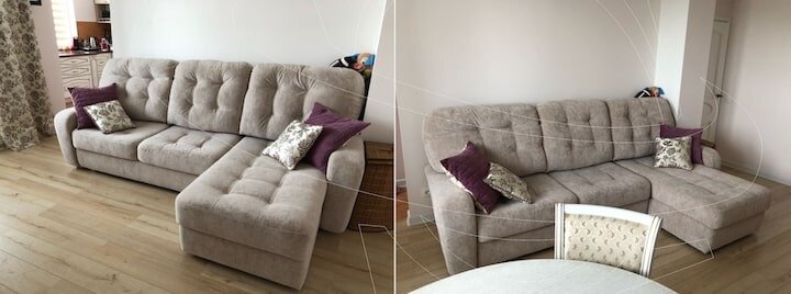 Перетяжка софы