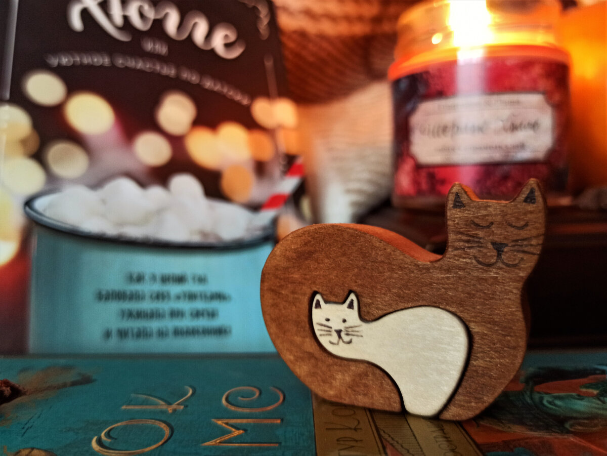 Котики, которые любят лайки и та самая книга на заднем фоне