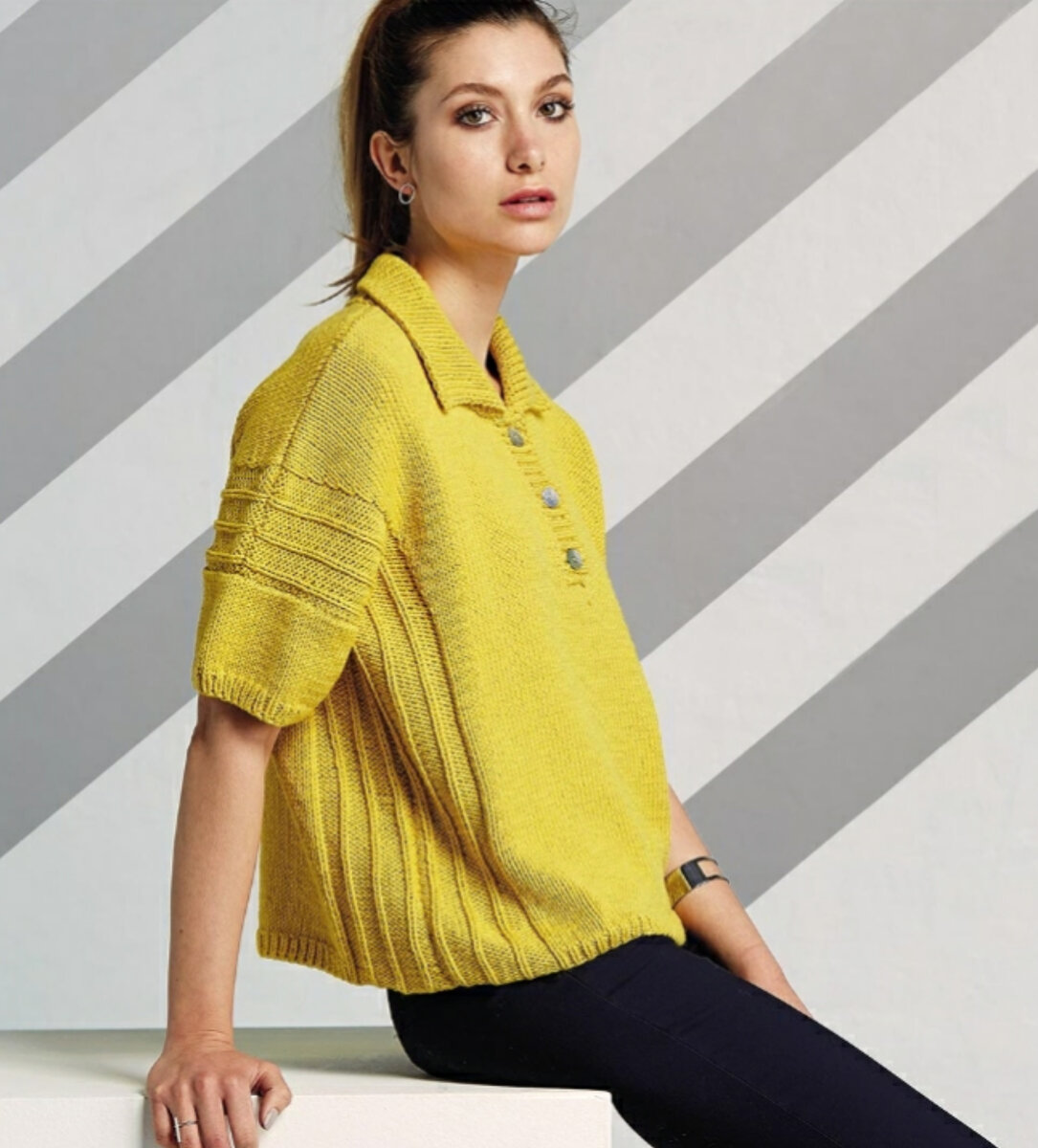 Пуловер-поло.