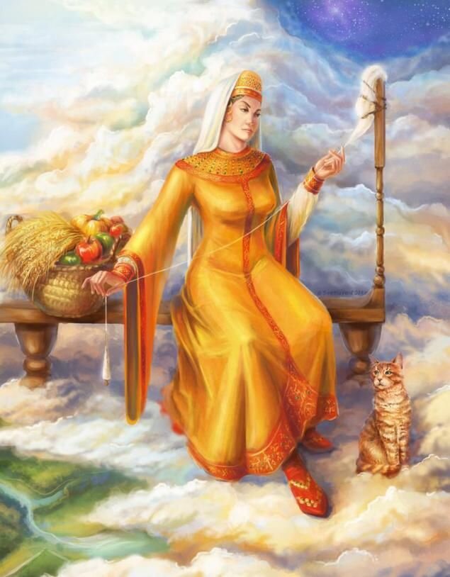 Мокошь. Источник: https://pin.it/4ZKwVgm