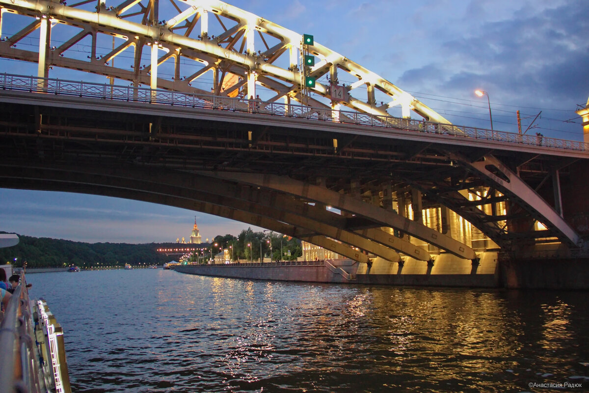 Андреевский мост в москве фото