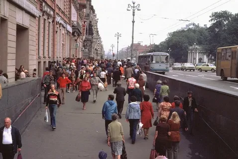 Невский проспект в 70-80х годах.