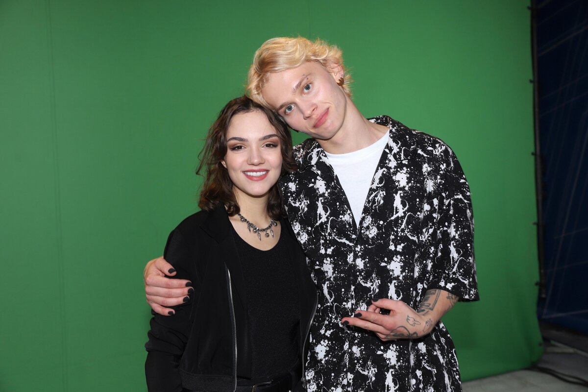    Евгения Медведева и Даня Милохин