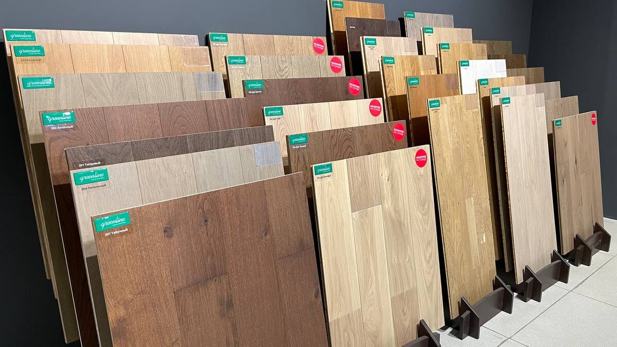 Инженерная доска Greenline представлена в шоу руме Мегаполия