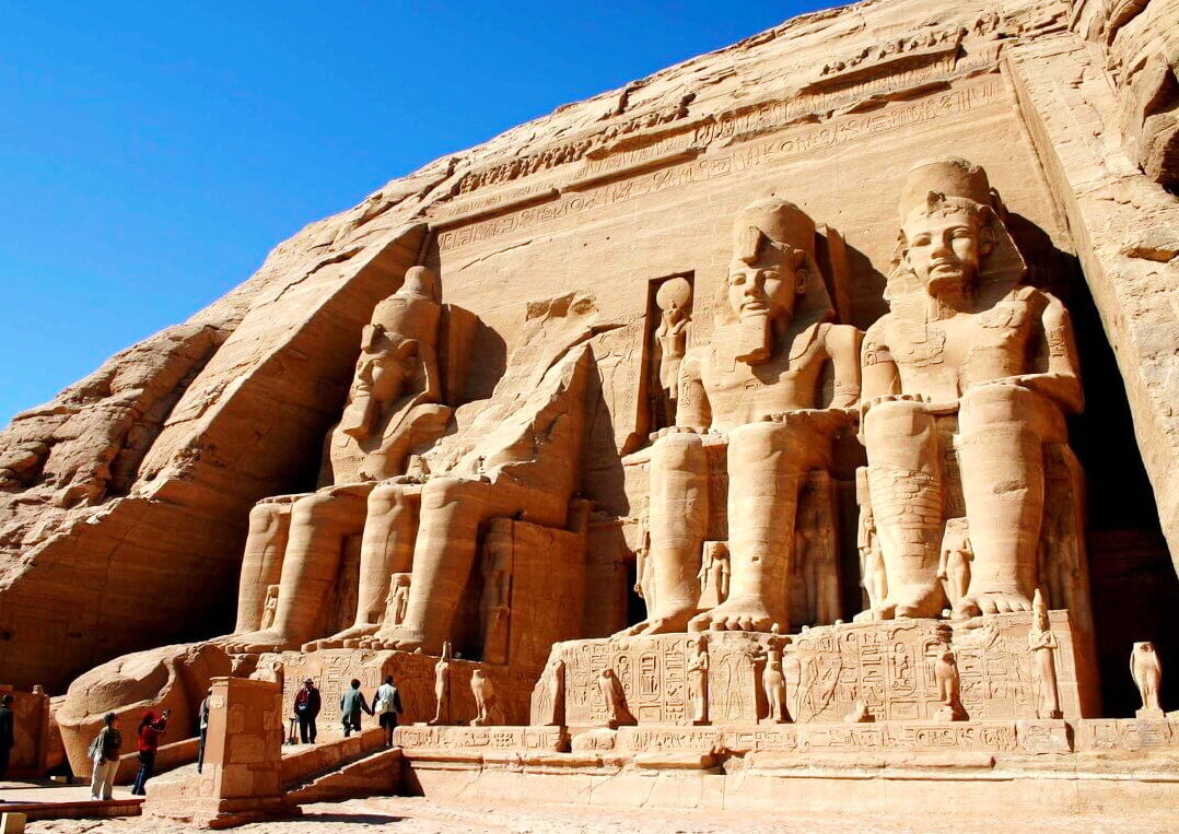 Большой Храм Абу-Симбел в честь фараона Рамзеса II, Египет