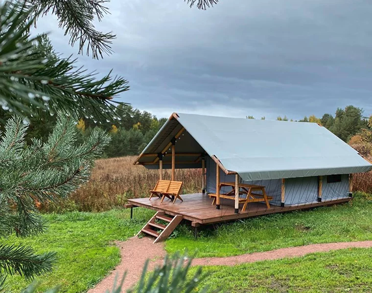 Выбрали участок в деревне Светлое и очень рады ему