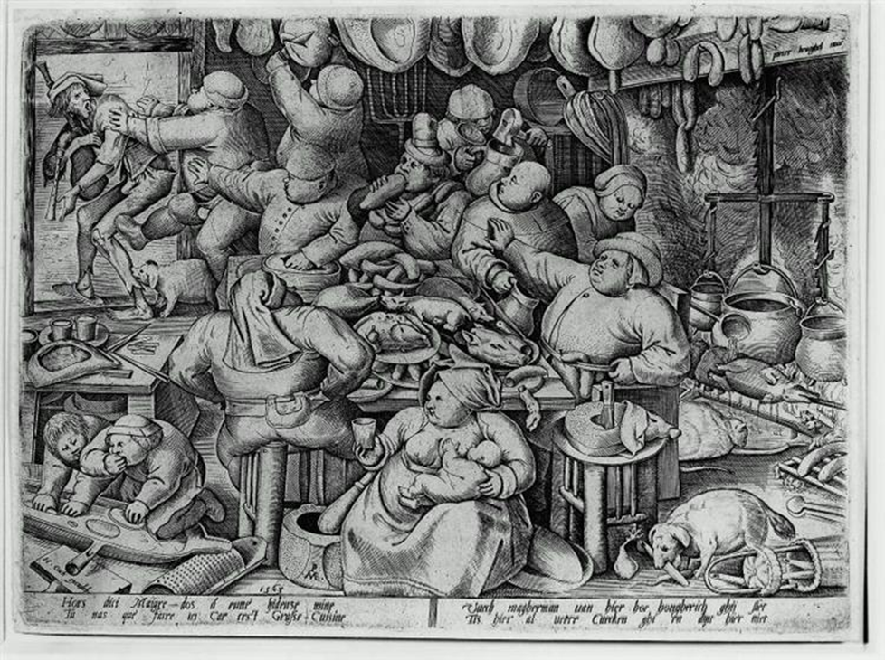 "На толстой кухне" Питер Брейгель Старший