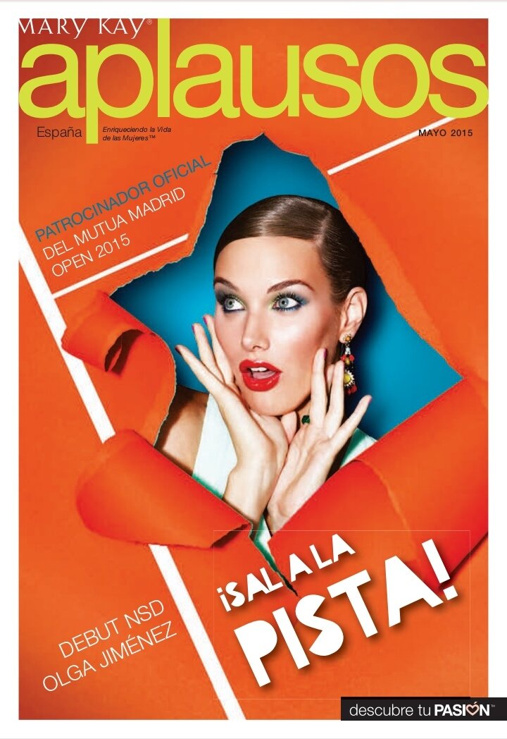 Скриншот обложки журнала "Аплодисменты" (Испания) 