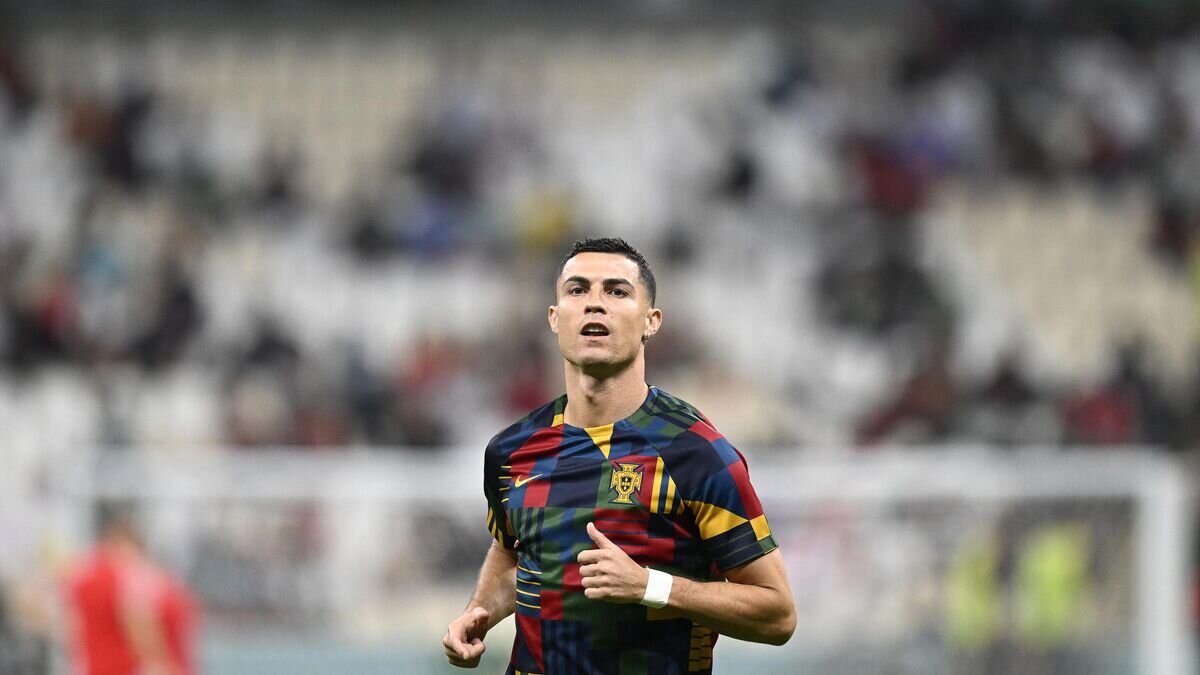   Нападающий сборной Португалии Криштиану Роналду© AFP 2022 / PATRICIA DE MELO MOREIRA