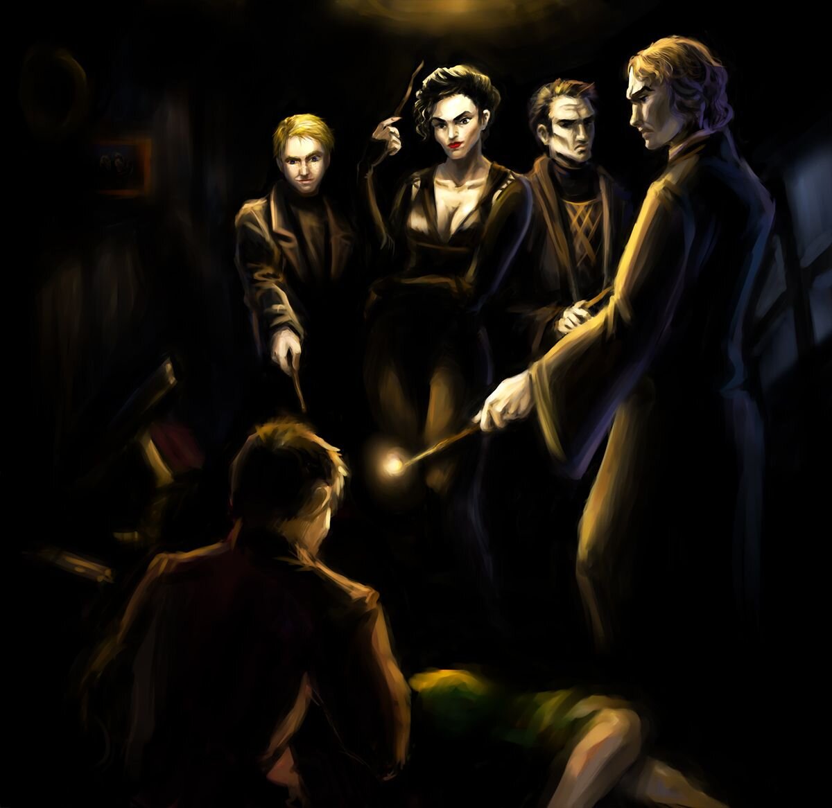 Сцена пытки Френка и Алисы