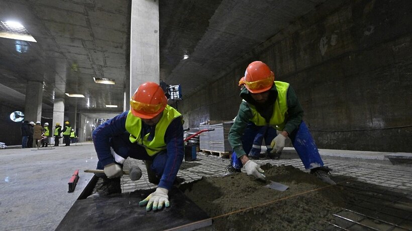    Строительство метро в Москве © Комплекс градостроительной политики и строительства города Москвы