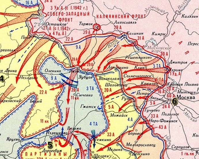 Карта москвы 1941г