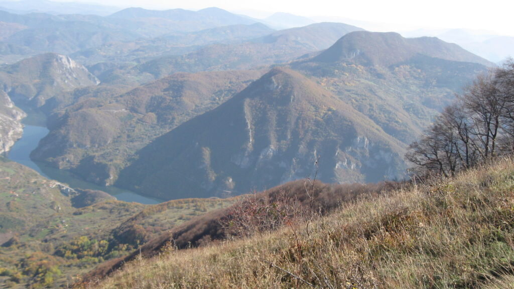Вид на каньон Дрины с Заглавка