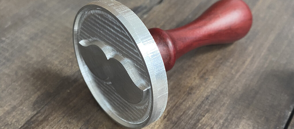 Магниевое клише на ручке