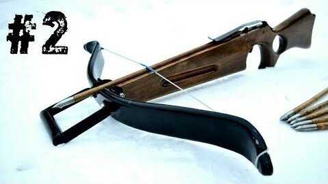 Арбалет из рессоры + чертежи. Мужская игрушка. How To Make a Crossbow