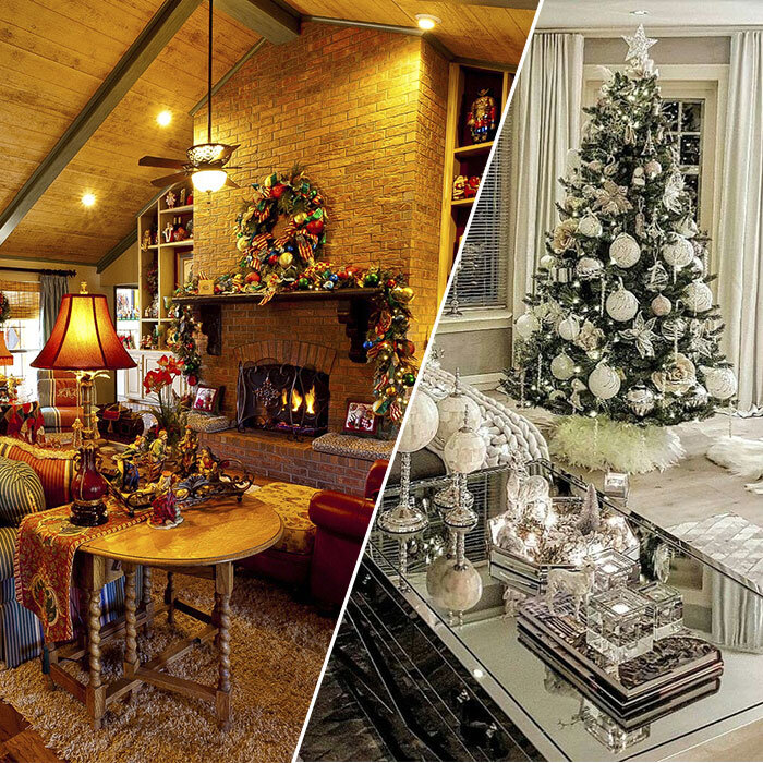 Disguise unsightly wires from string lights by winding them around a column or p