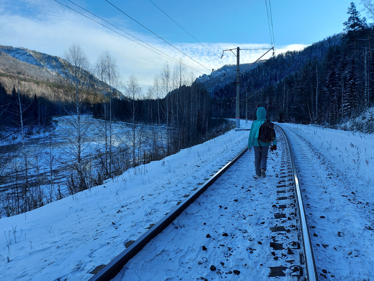 Вот такая у нас была дорога.