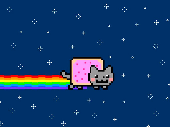 Мем Nyan Cat продан в виде NFT за 580 тыс. $