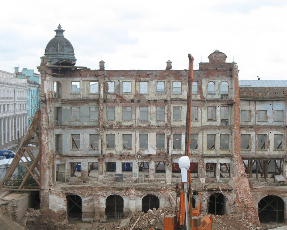 Фото откопанных зданий в городах