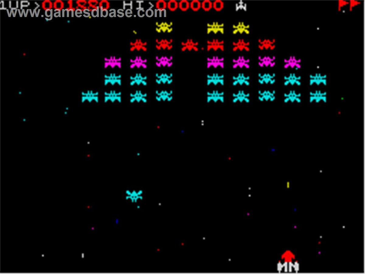 Вот так раньше выглядели игры. Фигурки двигались рывками. 