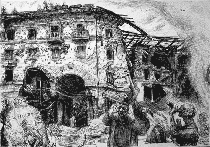 «Последний штаб Салмана Радуева»  г. Грозный. 2004 г.