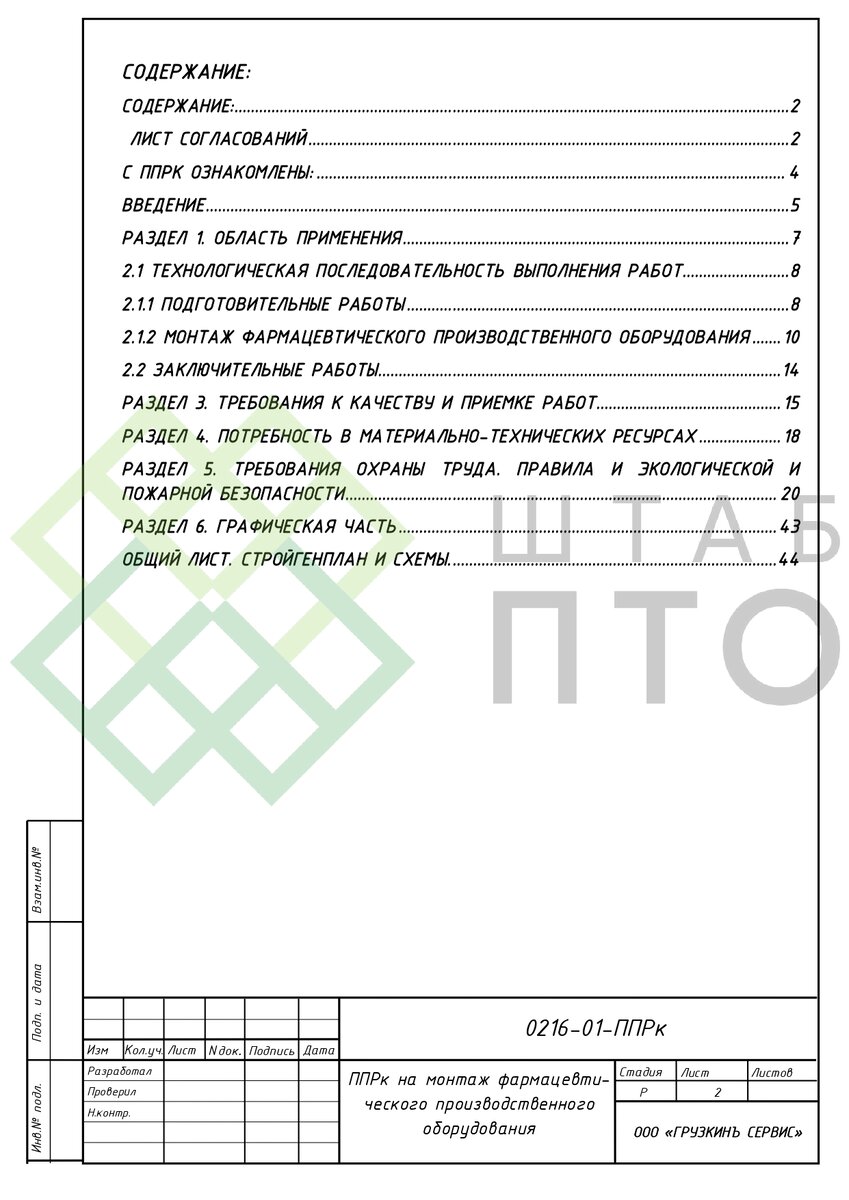 Титул, содержание (листай карусель)