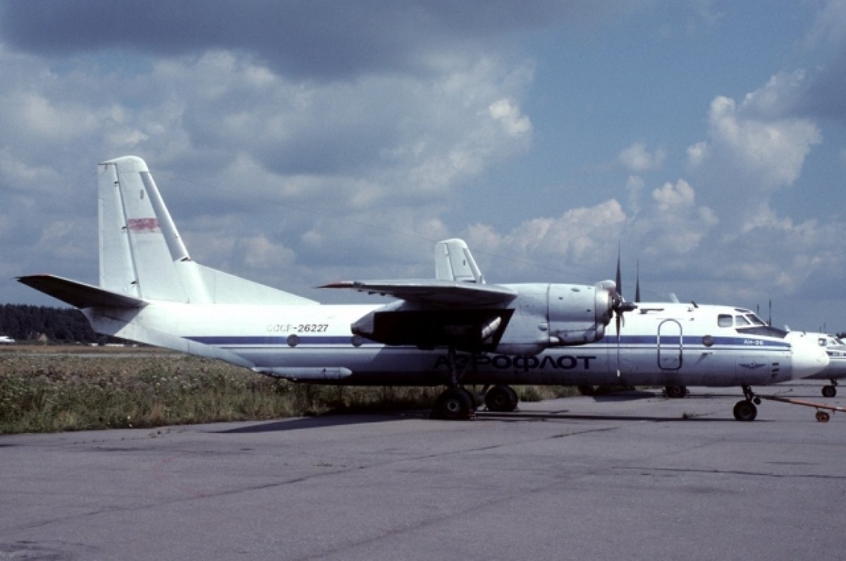    Так выглядел самолет Ан-26, который разбился в Ростове.