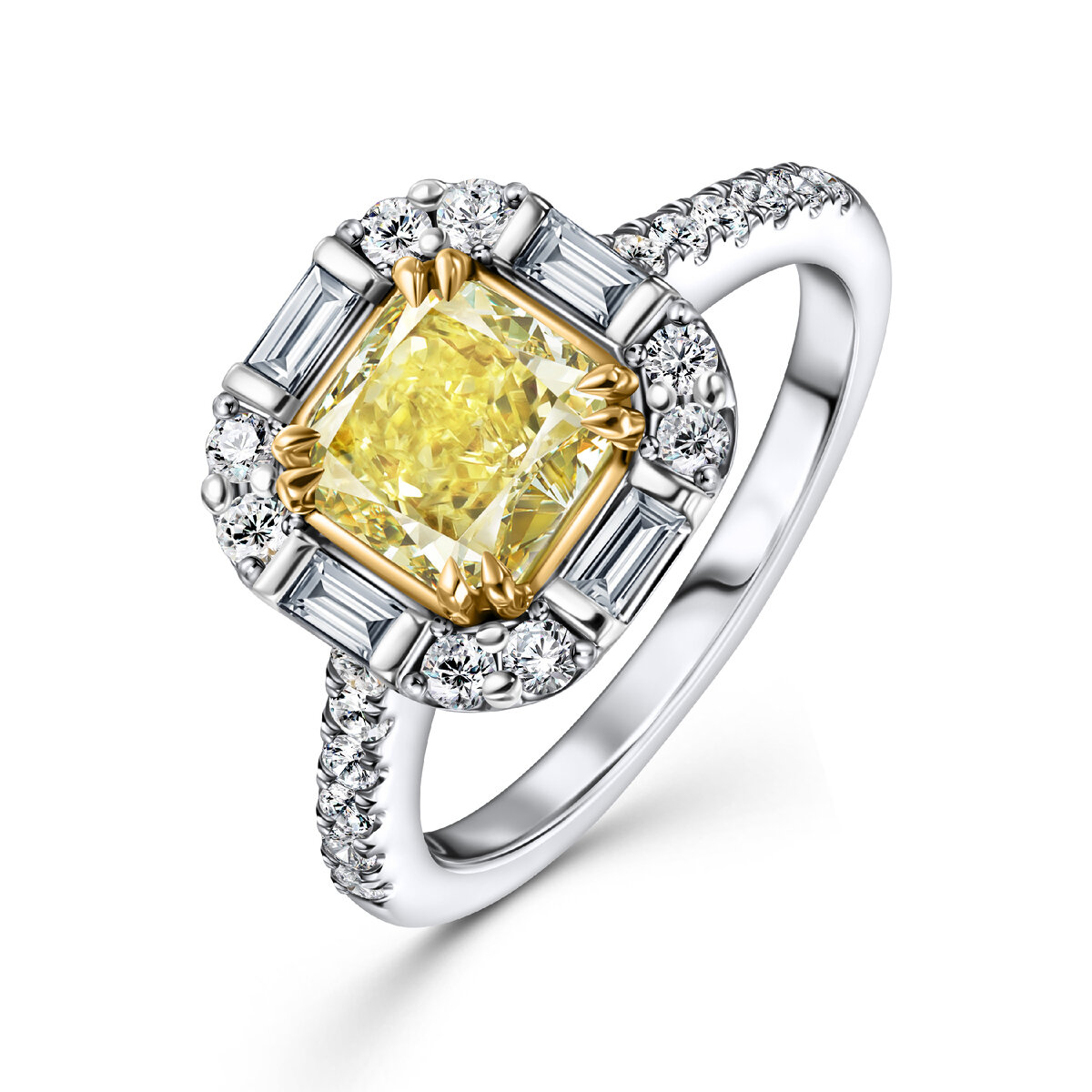Кольцо c бриллиантами из коллекции Royal R01-RL322-WY-140