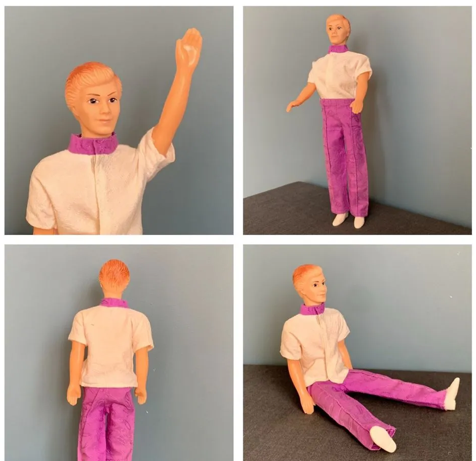 Натоящий мужчина не стеснялся носить розово- сиреневый костюм фото из интернета