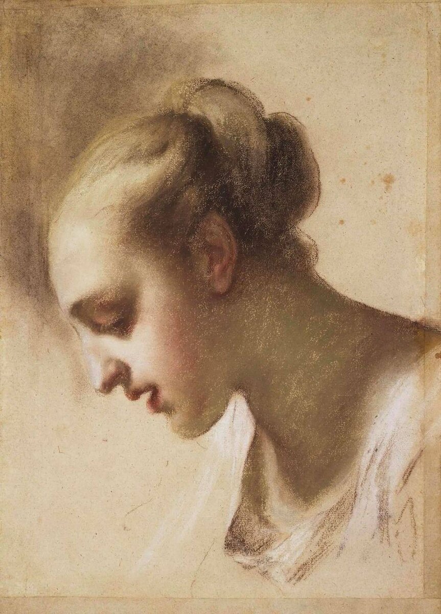 Портрет молодой женщины. Этюд, 1720-е , 46×33 