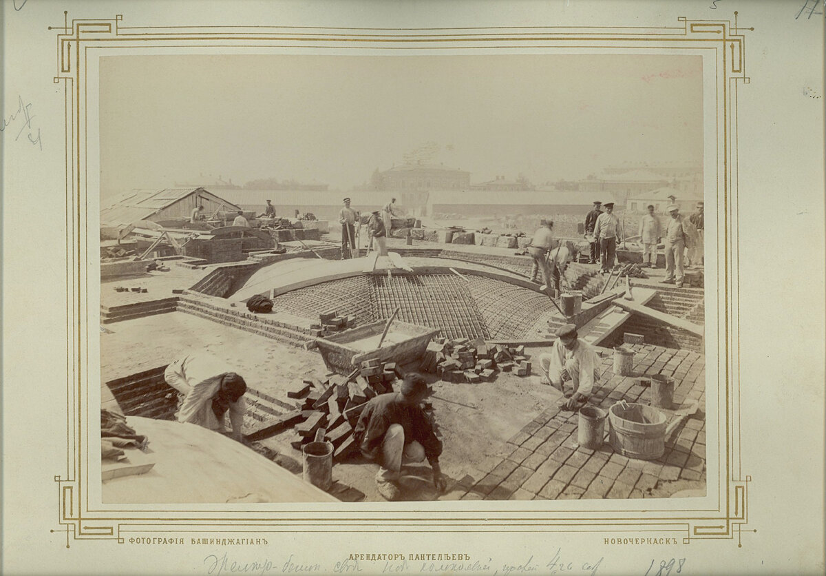 Строительство войскового собора в Новочеркасске. https://goskatalog.ru