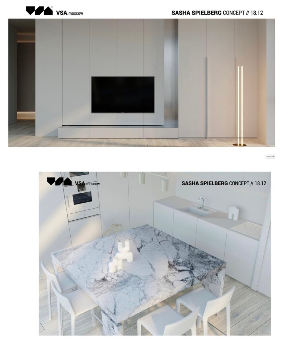    Дизайн-проект квартиры Саши Спилберг Фото: Инстаграм (запрещен в РФ)