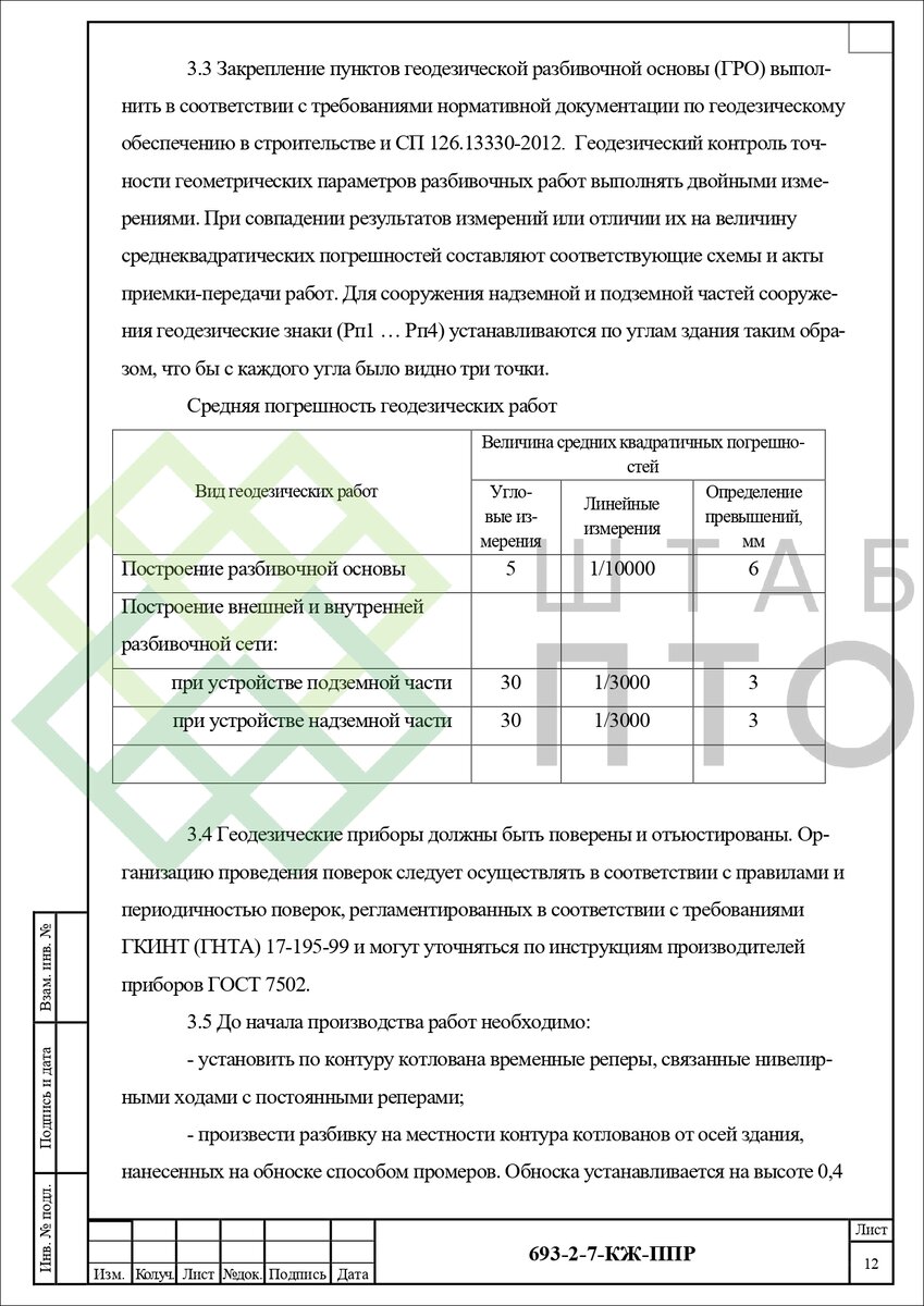 Основные разделы проекта производства работ Разработка стройгенплана в Москве: 8 исполнителей с отзывами и ценами на Яндекс