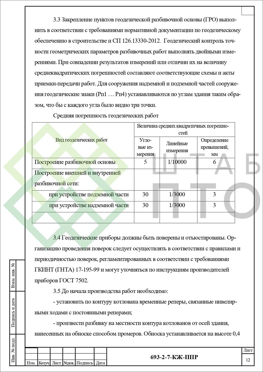 ППР устройство железобетонных конструкций на объекте 