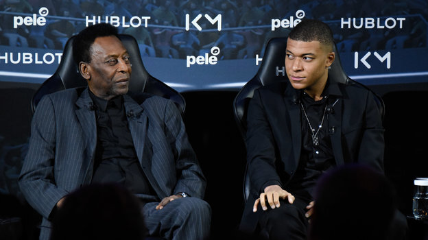    Пеле и Килиан Мбаппе.