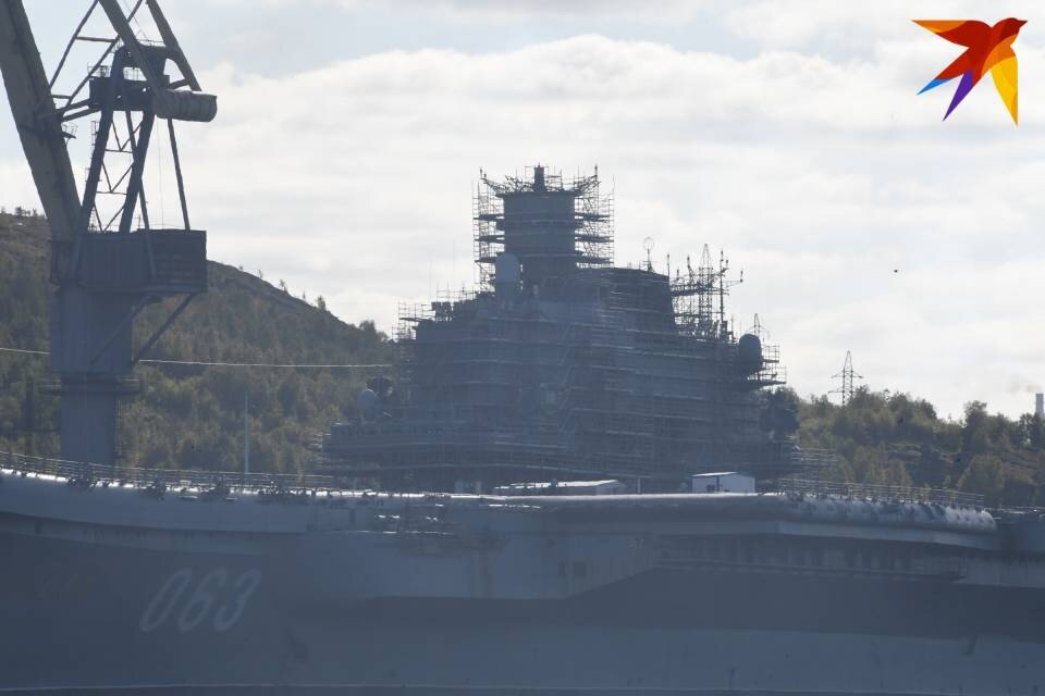     "Адмирал Кузнецов" проходит через масштабный ремонт и модернизацию. Михаил ФРОЛОВ