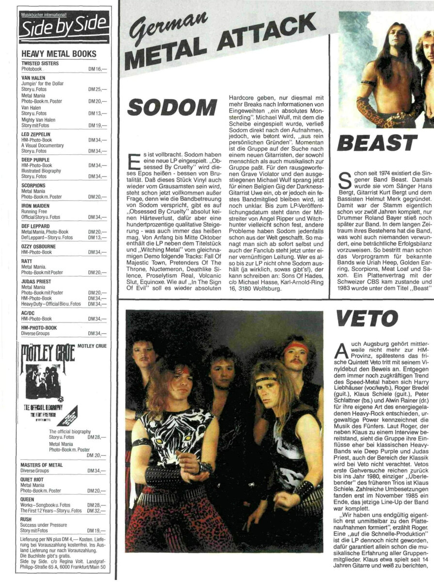 Страница журнала Metal Hammer