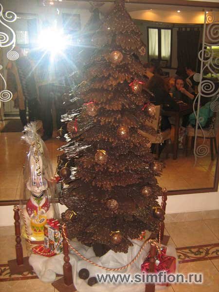 Елка стоит не в музее а прямо в зале кафетерия. Вы можете посмотреть на нее не приобретая билета. Правда вам тогда уж не удобно будет не заказать чего нибудь себе в кафе.