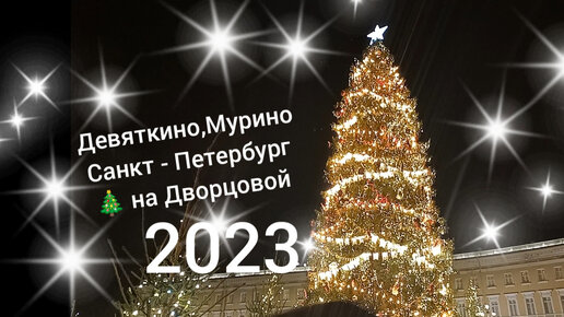 Девяткино,Мурино Санкт - Петербург, 🎄 ёлка на Дворцовой площади🪅🎉❄️