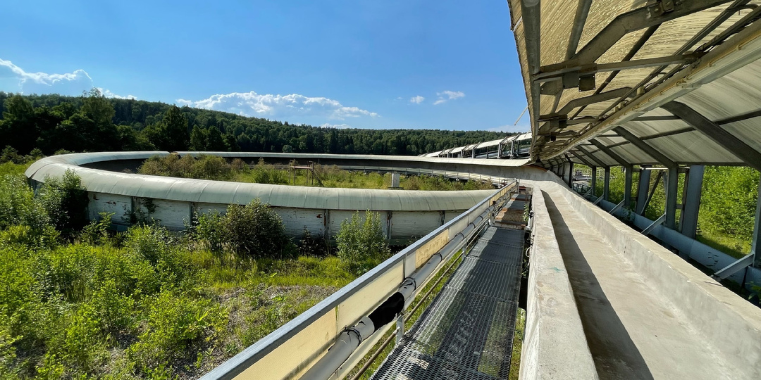 Санно-бобслейная трасса в Парамоново