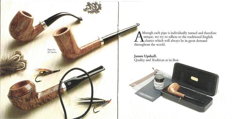 Трубки James Upshall в каталоге 1984 года
