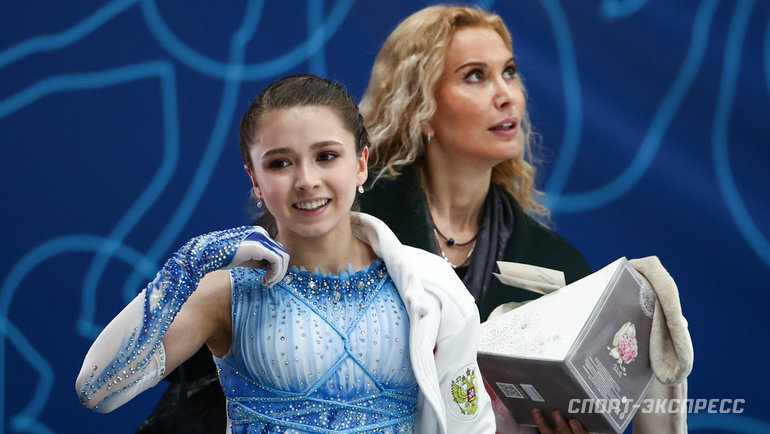    Камила Валиева и Этери Тутберидзе.Дарья Исаева