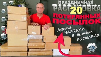 Открываем потерянные посылки по $2! Находки СУПЕР! Удачная праздничная распаковка посылок в Америке