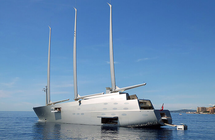    Sailing Yacht A в августе 2018 года в Монако.Wolfgang Fricke