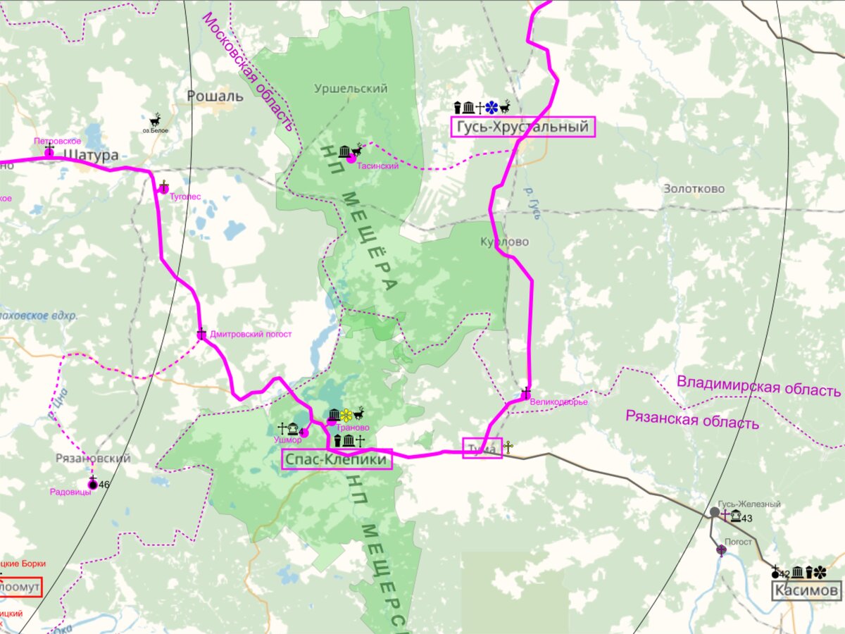 Фрагмент моей карты