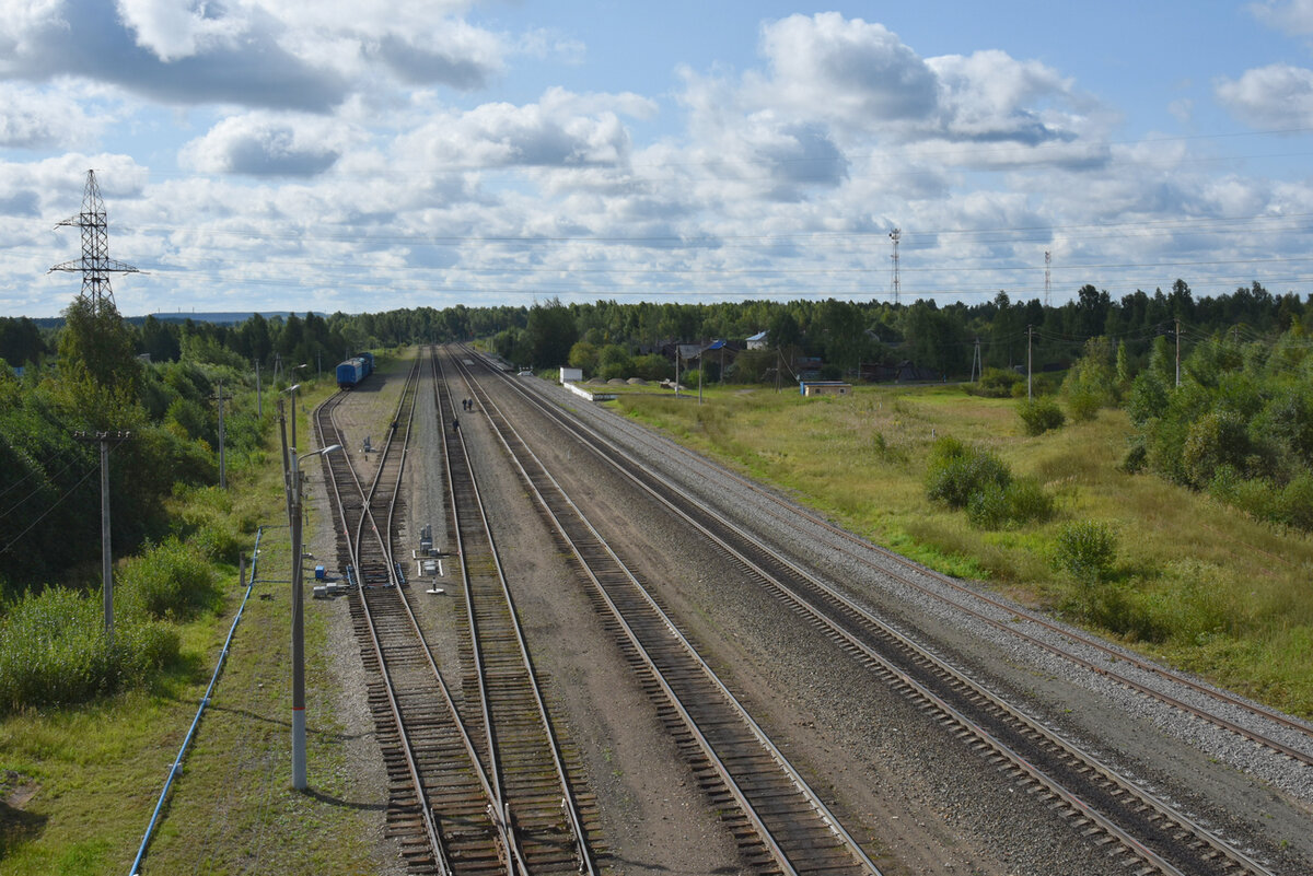 Вид на станцию Гирсово, 23.08.2018